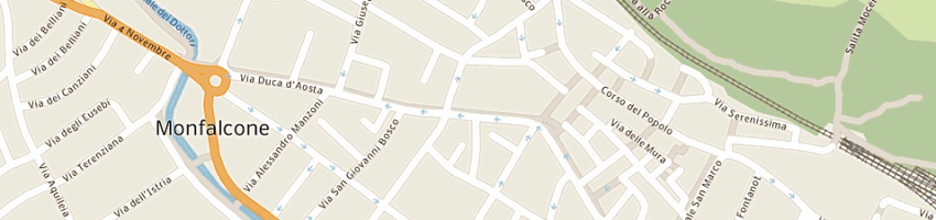 Mappa della impresa cibiemme servizi di ceccotti mario e c snc a MONFALCONE