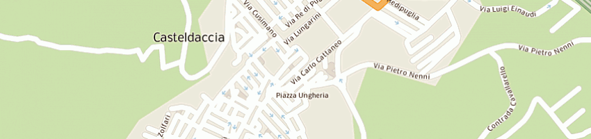 Mappa della impresa associazione palermitana olivicoltori a CASTELDACCIA