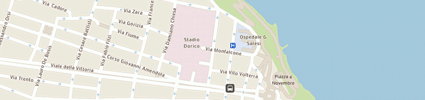 Mappa della impresa conte ottavio piccolomini d'aragona srl a ANCONA