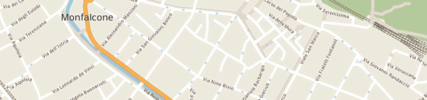 Mappa della impresa banca popolare di vicenza scparl a MONFALCONE