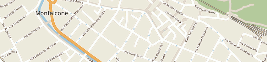 Mappa della impresa hai bing ristorante cinese sas di tuo chen chu chun e c a MONFALCONE
