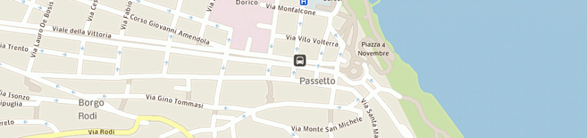 Mappa della impresa benedetti stefano rinaldo a ANCONA