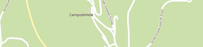 Mappa della impresa ristorante pizzeria la longevita' a CAMPODIMELE