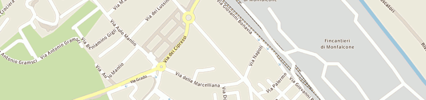 Mappa della impresa orologeria e gioielleria di ammaturo giuseppe a MONFALCONE