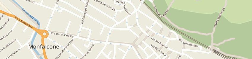 Mappa della impresa comune di monfalcone a MONFALCONE