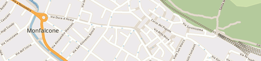Mappa della impresa pelucchetti giuseppe a MONFALCONE