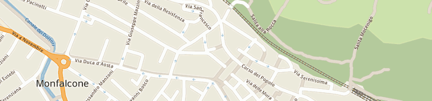 Mappa della impresa webset di visintin luciano a MONFALCONE