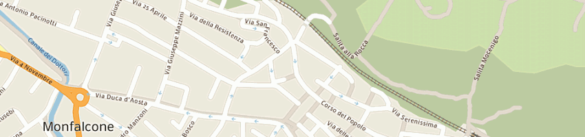 Mappa della impresa la cornice di pattay fabio sas a MONFALCONE