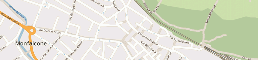Mappa della impresa liberty sas di agostino verdoliva a MONFALCONE