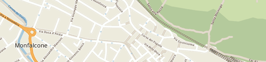 Mappa della impresa foto raspar giuliana a MONFALCONE