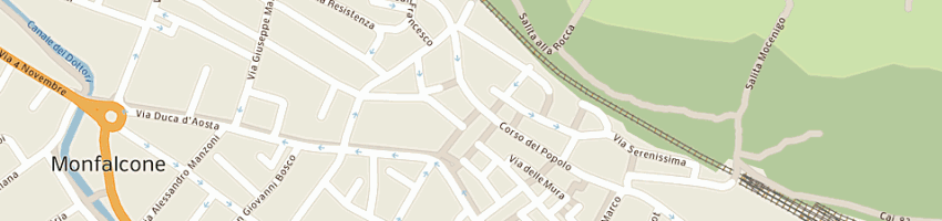 Mappa della impresa gori paolo a MONFALCONE
