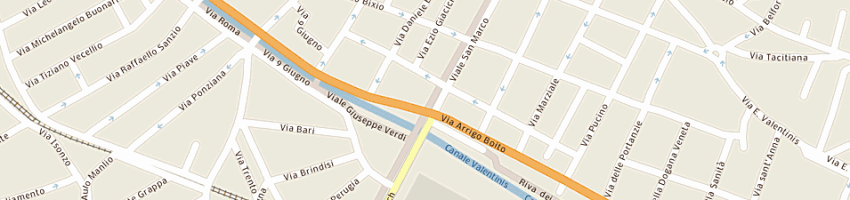 Mappa della impresa scuole pubbliche elementari a VENEZIA