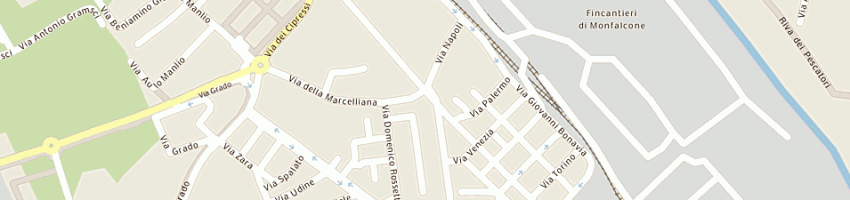 Mappa della impresa evangelista vanda a MONFALCONE