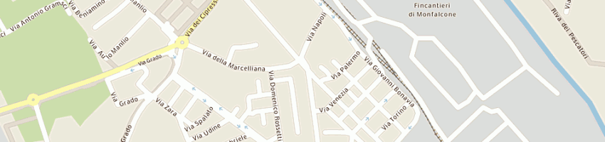 Mappa della impresa peccolo emanuele a MONFALCONE