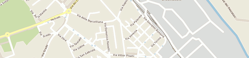 Mappa della impresa seanet srl a MONFALCONE