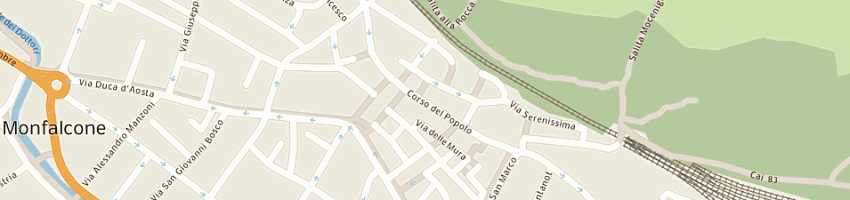 Mappa della impresa sebastian tie's store a MONFALCONE