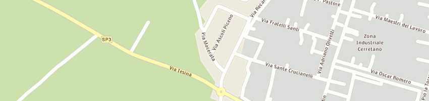Mappa della impresa camilletti gionata a CASTELFIDARDO