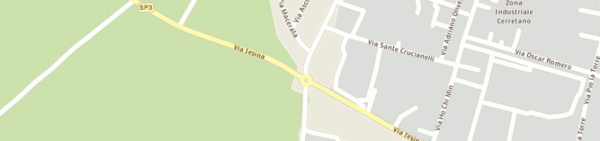 Mappa della impresa bellucci marcello a CASTELFIDARDO