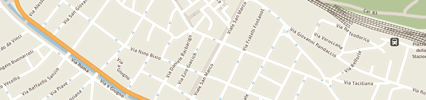 Mappa della impresa libreria rinascita snc a MONFALCONE