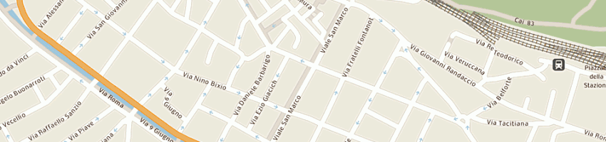 Mappa della impresa la fotografica di pellizon umberto a MONFALCONE