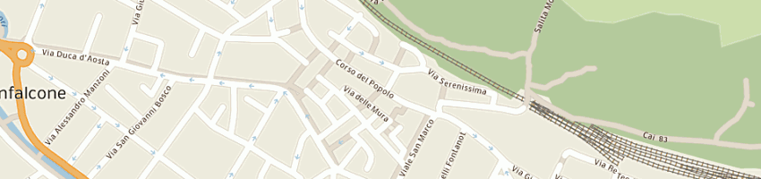 Mappa della impresa tommaseo srl a MONFALCONE