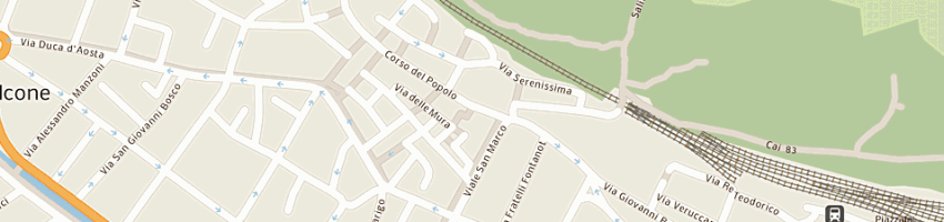 Mappa della impresa alan srl a MONFALCONE
