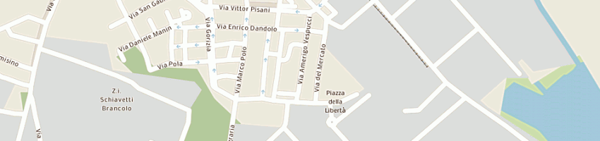 Mappa della impresa gfv consulting sas di peressutti adelchi e c a VENEZIA