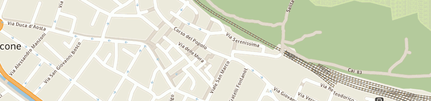 Mappa della impresa il bagaglio di tonzar giuliana a MONFALCONE
