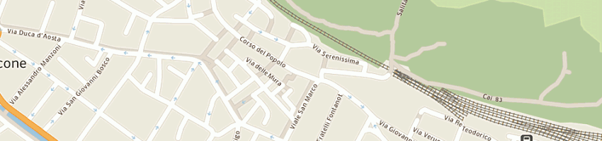 Mappa della impresa l'impronta di p bettiolo e c sas a VENEZIA
