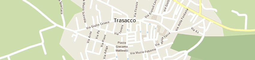 Mappa della impresa babusci pietro a TRASACCO