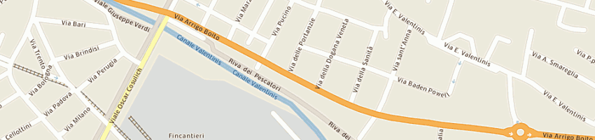 Mappa della impresa progetto 3000 srl a MONFALCONE