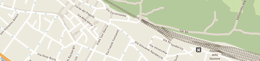 Mappa della impresa pronto pulito di prizzon valerio a MONFALCONE