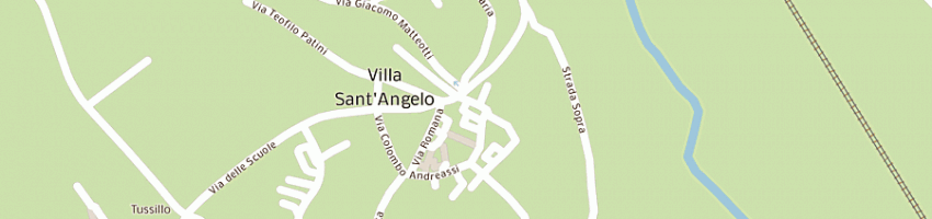 Mappa della impresa trattoria da leda e santino a VILLA SANT ANGELO