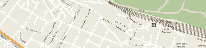 Mappa della impresa casa del moto-ciclo di turatton fedora e c sas a MONFALCONE