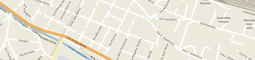 Mappa della impresa chantilly sas di parmesan aldo e c a MONFALCONE