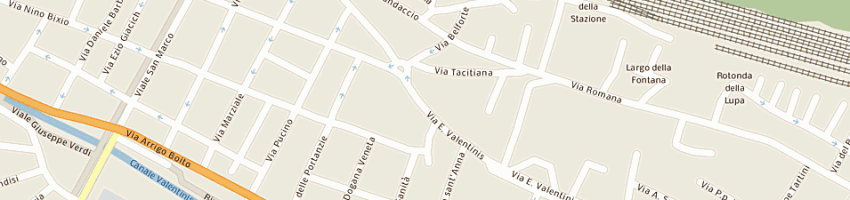 Mappa della impresa autoricambi goriziana snc di coccolo vanni e c a MONFALCONE