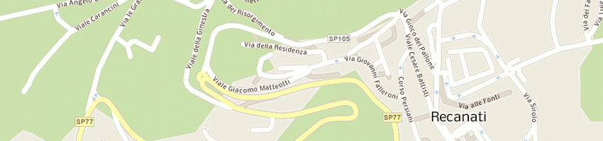 Mappa della impresa comune di recanati a RECANATI