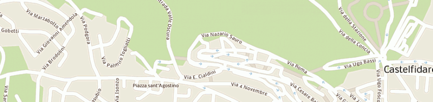 Mappa della impresa paolini giuseppe a CASTELFIDARDO