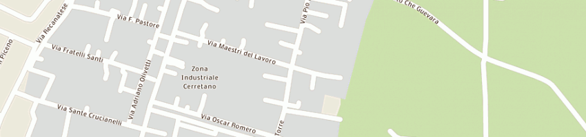 Mappa della impresa barbadoro silvia e c sas a CASTELFIDARDO