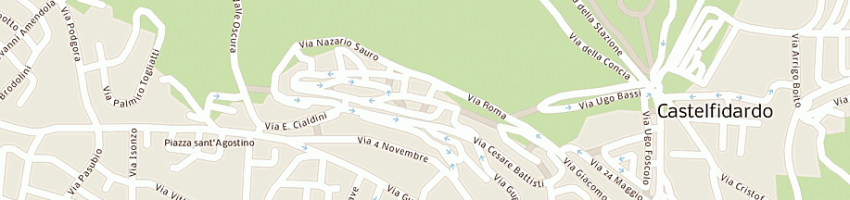 Mappa della impresa universita terza eta a CASTELFIDARDO
