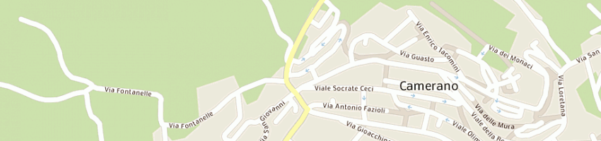 Mappa della impresa azienda usl n7 ancona a CAMERANO