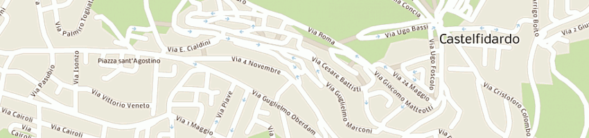 Mappa della impresa cipolloni mirella a CASTELFIDARDO