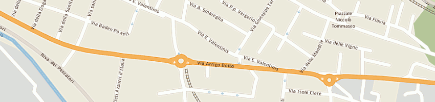 Mappa della impresa officine adria srl a MONFALCONE