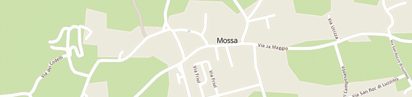 Mappa della impresa municipio a MOSSA
