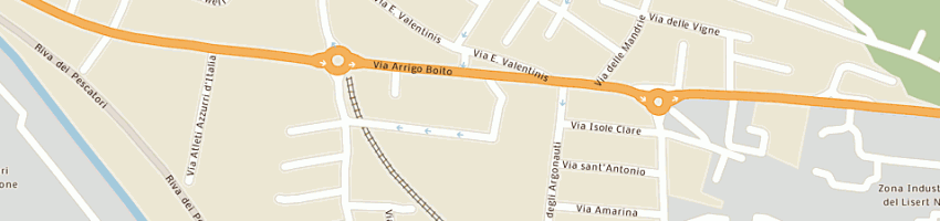 Mappa della impresa smafin srl a MONFALCONE