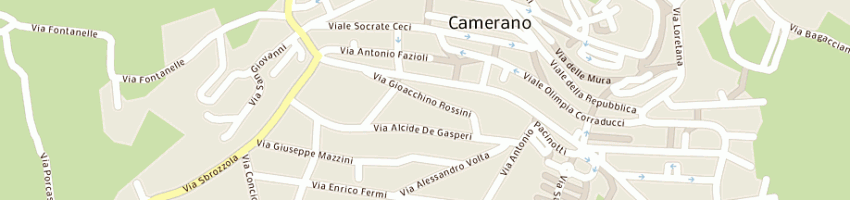 Mappa della impresa ciriminna giovanni battista a CAMERANO