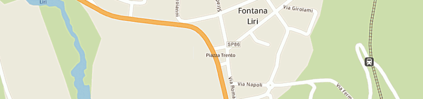 Mappa della impresa bianchi antonio a FONTANA LIRI