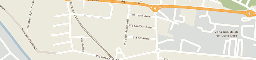 Mappa della impresa franchetto michele a MONFALCONE