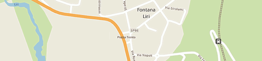 Mappa della impresa laboratorio odontotecnico di bianchi e di benedetto a FONTANA LIRI