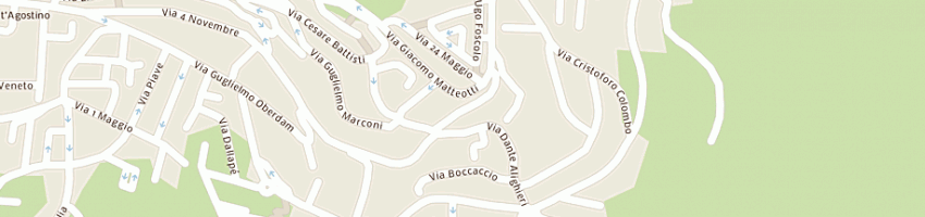 Mappa della impresa trattoria dionea di fabi raffaele a CASTELFIDARDO